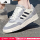 阿迪達斯 （adidas）三葉草鞋子男 2025秋季新款運動鞋時尚小白鞋低幫板鞋潮流休閑鞋三葉草板鞋/淺灰/主推款39