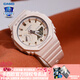 卡西歐（CASIO） 男表女表卡西歐手表男女情侶表學(xué)生時(shí)尚運動(dòng)表太陽(yáng)能雙顯電子表 GMA-S2100-4A甜美少女粉