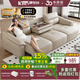康夢(mèng)絲電動(dòng)沙發(fā)床一體兩用輕奢沙發(fā)客廳2025新款智能語(yǔ)音真皮沙發(fā)可伸縮 【2.4m三人位+翻蓋茶幾】三電動(dòng) 接觸面~V級2.2mm加厚頭層牛皮