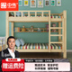 中偉（ZHONGWEI）實(shí)木雙層床松木高低床簡(jiǎn)約成人床上下鋪公寓床帶書(shū)架2000*1000