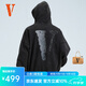 VLONESTAPLE HOODIE 25新品月球大LOGO印花男女同款燙鉆寬松連帽衛衣 VLHD25007 L