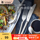 WMF福騰寶Nuova餐具4件套不銹鋼西餐牛排組合餐勺餐刀餐叉茶匙叉子 Nuova餐具4件套