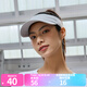 特步遮陽(yáng)帽男女同款空頂帽透氣吸汗秋季遮陽(yáng)帽子戶(hù)外跑步無(wú)頂帽太陽(yáng)帽 淺灰色