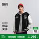 森馬（Semir）商場(chǎng)同款夾克男繡花棒球服情侶25春秋外套101125108121