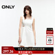ONLY2025秋季新款休閑淑女風(fēng)純色顯瘦牛仔短裙連衣裙女|125142025 J2G 米白色 M