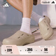 adidas 波波涼鞋 OZWAVE CLOG穩(wěn)定緩震回彈厚底老爹拖鞋阿迪達斯   奇跡灰褐棕(推薦選大一碼)   44.5