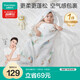 全棉時(shí)代嬰兒包巾防驚跳純棉寶寶產(chǎn)房四季款包單蓋毯120*120cm森林運動(dòng)會(huì )