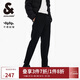 杰克·瓊斯（JACK&JONES） 百搭潮流抗皺易打理工字扣腰頭純色直筒商務(wù)休閑褲男款225114054