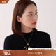 白嵐晚陽項(xiàng)鏈女925銀虎晴石輕奢小眾精致設(shè)計(jì)毛衣鏈生日禮物送老婆 晚陽項(xiàng)鏈