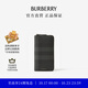 博柏利（BURBERRY）【禮物】格紋拼皮革全拉鏈長(cháng)款錢(qián)夾
