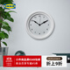 宜家（IKEA）SONDRUM桑卓掛鐘簡(jiǎn)約復古石英鐘表客廳網(wǎng)紅掛鐘大氣 掛鐘白色35cm 其他