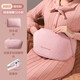 日本進(jìn)口MUJIU熱水袋充電式防爆電暖水袋暖手寶女暖寶寶敷肚子用 櫻粉【升級款暖手熱水袋+充電器+保暖腰帶】進(jìn)口6