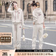 絲柏舍運(yùn)動(dòng)套裝2025秋裝新款女裝時(shí)尚連帽上衣搭休閑束腳褲