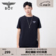 BOY LONDON【寂寥黑夜】25新款情侶款黑色基礎(chǔ)款潮牌短袖T恤N01257 黑色 XL