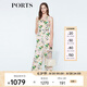 PORTS寶姿 新品 女裝無(wú)袖印花高腰連體褲LN8P100HPT041 粉色印花 L (8)