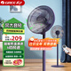 格力（GREE） 電風(fēng)扇七葉大風(fēng)量臺地扇低噪節能輕音省電遙控家用定時(shí)智能調節臺地兩用立式空氣循環(huán)扇智能感溫 順豐速發(fā)-FD-35X66Bh7極光紫