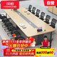 漢宏（HANHONG）會(huì )議桌椅組合長(cháng)桌簡(jiǎn)約現代辦公桌商務(wù)接待洽談大小型長(cháng)條桌