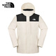 The North Face北面沖鋒衣男羽絨內膽三合一戶(hù)外防水保暖8GJ6 米白色/ROU L