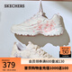 斯凱奇（Skechers）女鞋秋冬熊貓鞋厚底增高老爹耐磨休閑鞋熊貓鞋150530 自然色/淺藍色/NTLB 38