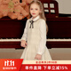 IVY HOUSE常春藤兒童裝女童春季新款親子裝小香風(fēng)氣質(zhì)背心裙連衣裙洋氣百搭 米白色 110cm(110/56)