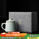 唐豐李桂蓮汝窯辦公杯可養開(kāi)片帶過(guò)濾泡茶杯茶水分離個(gè)人杯禮盒裝