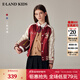 E·LAND KIDS衣戀男女童棉服冬季新品美式復(fù)古撞色棒球服 Red紅色/20 170 cm