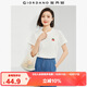佐丹奴短袖t恤女夏季純棉體恤衫小刺繡圓領(lǐng)休閑上衣13324321