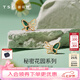 謝瑞麟（TSL）18K金耳釘女款孔雀石蝴蝶鉆石耳環(huán)耳飾64806七夕禮物 定價(jià)類(lèi)（6顆鉆石，共約1分）