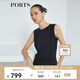 PORTS寶姿新品女裝優(yōu)雅束腰連體褲LL8P085NWB011 黑色 S 4