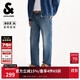 杰克·瓊斯（JACK&JONES） 男裝牛仔褲時(shí)尚百搭出街簡(jiǎn)約休閑經(jīng)典直筒貓須水洗褲子225332102