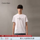 Calvin KleinJeans夏季男女情侶潮流多色休閑ck印花純棉短袖針織T恤40EM28