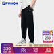 FILA FUSION斐樂(lè )潮牌針織長(cháng)褲男2025年時(shí)尚寬松收口休閑褲