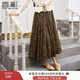香影波點(diǎn)碎花半身裙女2025秋季新款田園風(fēng)長(cháng)款高腰超好看a字傘裙 黃花 M 160/64A/95-110斤