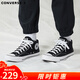 匡威（Converse）ALL star 經(jīng)典休閑鞋情侶鞋中幫帆布鞋男女鞋學生運動鞋加厚款 A00811C 黑色 39 /6