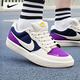 耐克（NIKE） 男鞋板鞋男 25秋季新款運(yùn)動(dòng)鞋復(fù)古休閑鞋SB透氣耐磨帆布鞋子男士 【新品】403SB-閃電紫/曬圖退10 40.5 （內(nèi)長(zhǎng)255mm）