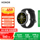 榮耀手表Fit 44mm【國家補貼15%】雅致版 幻夜黑 超輕薄超長續(xù)航NFC智能運動手表 GS3i升級款男女表