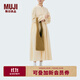 無(wú)印良品（MUJI）IDEE 男女通用 絎縫 包  包包 男式女式無(wú)性別手提包GAD68C4S 深米色 長(cháng)50*寬26cm