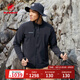 猛犸象（MAMMUT）Comfort 男士戶外徒步舒適輕便輕量防潑水軟殼夾克外套 黑色 XL