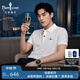 比音勒芬【職場(chǎng)商務(wù)沉穩自信】2025夏季新款男士抗菌涼感翻領(lǐng)短袖POLO衫 28素雅白 XL （110） （推薦 80-85kg）