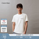 Calvin KleinJeans夏季男女情侶中性休閑通勤ck字母純棉凈色短袖T恤J324671