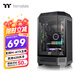 Thermaltake（Tt）The Tower 300 海景房機(jī)箱 電腦主機(jī) 黑色（Matx主板/支持420水冷/4090顯卡/水平橫躺）