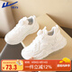 回力（Warrior）男女童純白休閑鞋學(xué)生耐磨舒適兒童跑步鞋 WZ(CL)-1135 白色 32 