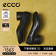 愛步（ECCO）七夕禮物 單鞋女 一腳蹬包頭牛皮高跟鞋 雕塑奢華系列222493 黑色22249301001 36
