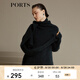 PORTS寶姿 新品女裝個性造型感多穿法毛衫LN9K433BKX003 屋頂綠 S ONE IZE