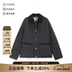 博柏利（BURBERRY）新品 女士修身版薄款絎縫夾棉夾克上衣外套女裝禮物女 81075101 黑色 M