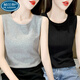 帕蘭朵寬肩吊帶背心女2025夏季設計感別致內搭百搭打底衫修身女無(wú)袖上衣 灰色+黑色[兩件裝]斷碼特價(jià)旗艦 S品牌補貼 均碼
