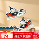 SNOOPY史努比童鞋男童保暖運動(dòng)鞋短絨二棉鞋冬季短絨休閑鞋5002深藍米28