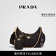 PRADA/普拉達【禮物】女士Prada Re-Edition 2005 三合一手袋女包 黑色-金色徽標
