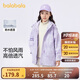 巴拉巴拉童裝女童棉衣套裝冬裝中大童兒童棉服兩件套搖粒絨潮208424106002