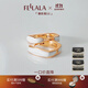 翡拉拉（fellala）「華彩緞帶」耳環(huán)女復古耳飾高級感耳扣簡(jiǎn)約耳圈節日生日禮物 華彩緞帶耳扣|白色